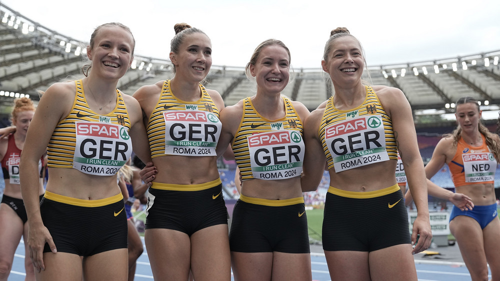 Leichtathletik-EM 2024: Hessen sprinten ins Staffel-Finale