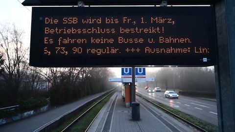 Warnstreiks Im Nahverkehr Haben Begonnen